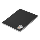 Boeken en blaffen - Schattige Sleepy Dog Reading D Notitieblok (Linkerzijde)