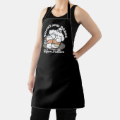 Boeken en blaffen - Schattige Sleepy Dog Reading D Schort (Insitu)