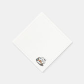 Boeken en blaffen - Schattige Sleepy Dog Reading D Servet (Hoek)