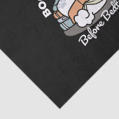 Boeken en blaffen - Schattige Sleepy Dog Reading D Tissuepapier (Detail)