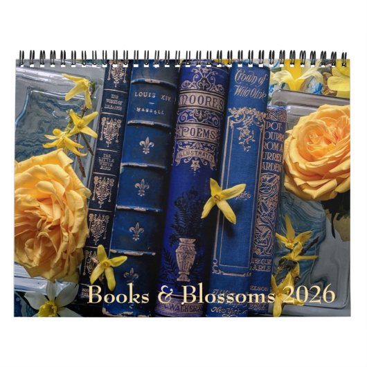 Boeken en bloesems 2026 kalender (Hoes)