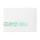 Boeken en bloesems Adresetiketten Adreslabel Wikkel (Voorkant)