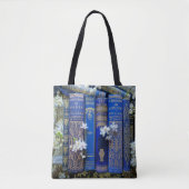 Boeken en bloesems tote bag (Voorkant)