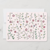 Boeken en bloesems Weddenschappen Kaart (Achterkant)