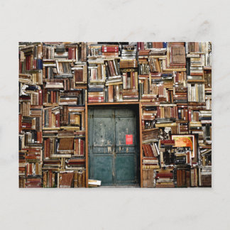 Boeken en boeken briefkaart