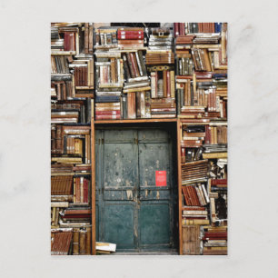 Boeken en boeken briefkaart