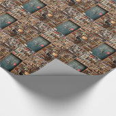 Boeken en boeken cadeaupapier (Hoek)