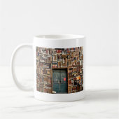 Boeken en boeken koffiemok (Links)