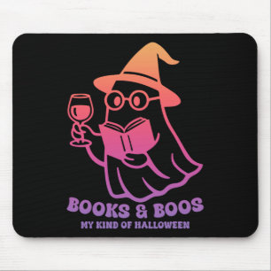 Boeken en boeken Mijn soort Halloween Funny Boo Ha Muismat