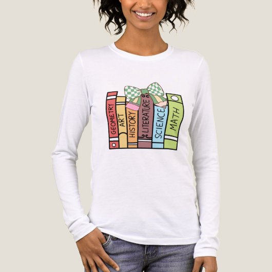 Boeken en bogen Tri-Blend shirt (Voorkant volledig)