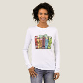 Boeken en bogen Tri-Blend shirt (Voorkant)
