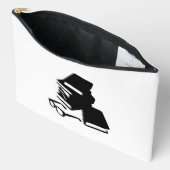 Boeken en bril etui (Open)
