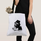 Boeken en brillen tote bag (Dichtbij)
