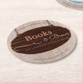 Boeken en Brouwen Onderzetter (Gebogen)