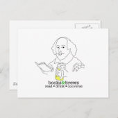 Boeken en brouwerijen Logo Briefkaart (Voorkant / Achterkant)