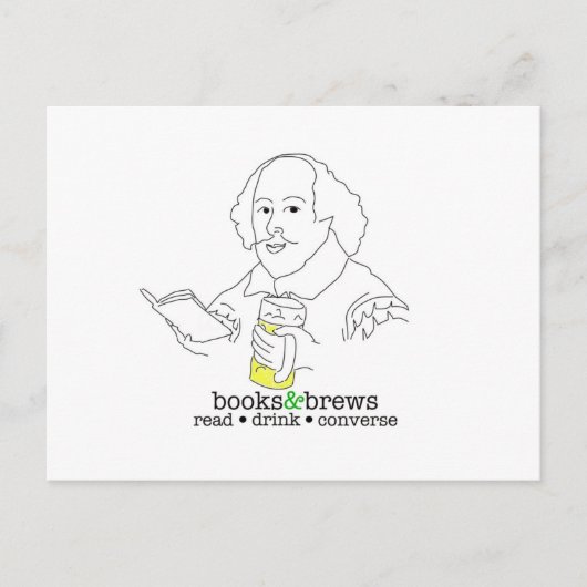 Boeken en brouwerijen Logo Briefkaart (Voorkant)