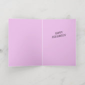 Boeken en brouwt goud folie feestdagenkaart (Binnenlaag)