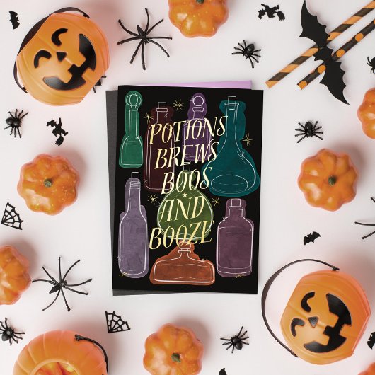 Boeken en brouwt goud folie feestdagenkaart