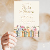 Boeken en Brunch Bruidsfeest Kaart