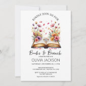 Boeken en Brunch Vrijgezellenfeest Kaart (Voorkant)