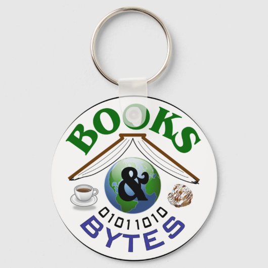 Boeken en Bytes-sleutelhanger Sleutelhanger (Voorkant)