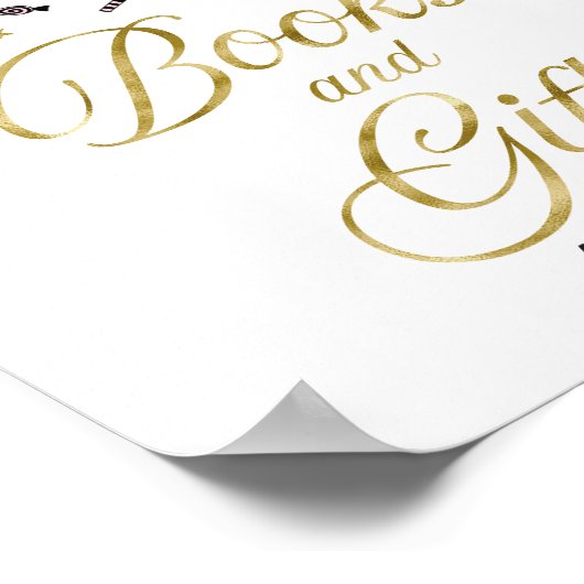 Boeken en cadeaubonnen voor halloween Baby shower Poster (Hoek)