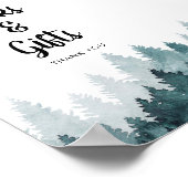 Boeken en cadeaubordje poster (Hoek)