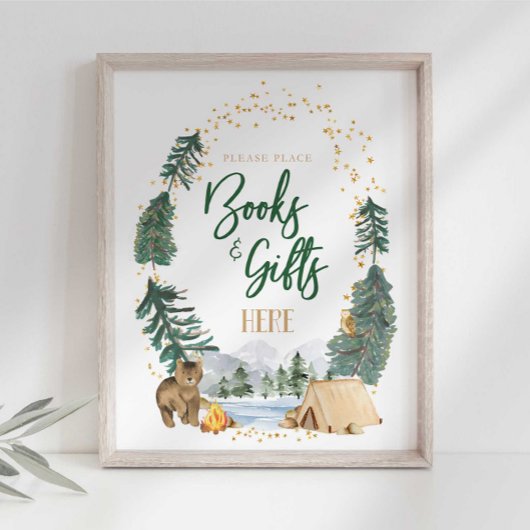 Boeken en Cadeaus Feestbord Poster