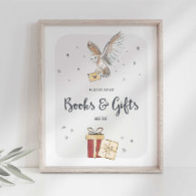 Boeken en cadeaus toverfeest bord