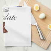 Boeken en chocolade alles wat je nodig hebt theedoek (Quarter Fold)