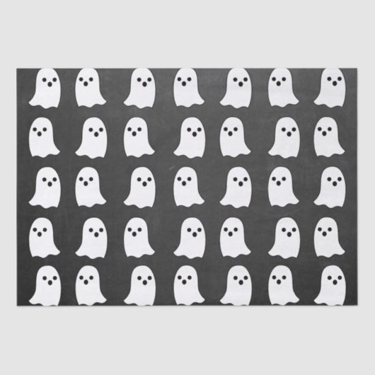 Boeken en drank Boo op Halloween Party Tissue Pape Tissuepapier (Voorkant)