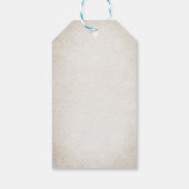 Boeken en drank Ghost Halloween Party Cadeaulabel (Achterkant)