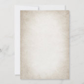 Boeken en drank Ghost Halloween Party Kaart (Achterkant)