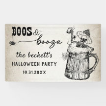 Boeken en drank Ghost Halloween Party