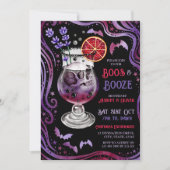 Boeken en drank Halloween kostuums en cocktails Kaart (Voorkant)