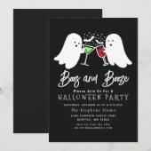 Boeken en drank Volwassen Halloween Party Inv Kaart (Voorkant / Achterkant)