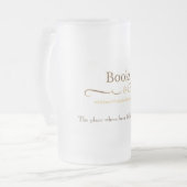 Boeken- en fokbietstaal matglas bierpul (Voorkant links)