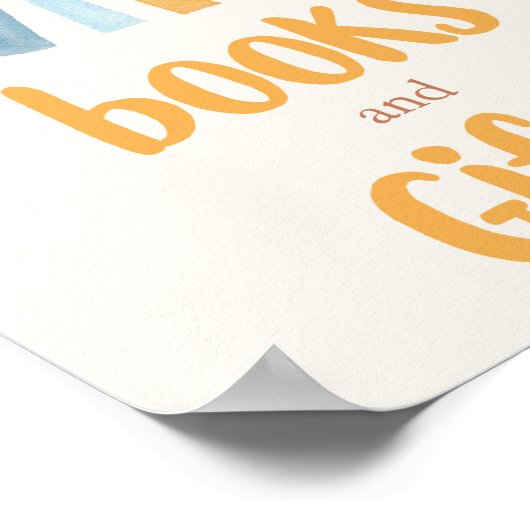 Boeken en geschenken boho sunshine muted tones pos poster (Hoek)