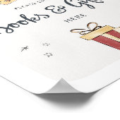 Boeken en Geschenken Wizard Party Sign Poster (Hoek)