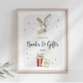 Boeken en Geschenken Wizard Party Sign Poster