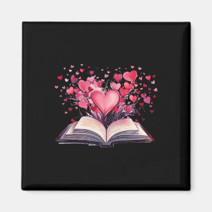 Boeken En Hartenvriend Boekenwurm Boekenliefhebber Magneet