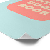 Boeken en het Lezen Gedekte Bladwijzer geïllustree Poster (Hoek)