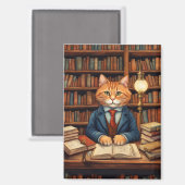boeken en katten magneet (Voorkant / Achterkant)
