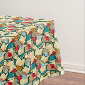 Boeken en katten tafelkleed (Voorbeeld)