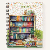 Boeken en Kattenliefhebbers Hygge Verjaardag Pensi (Voorkant)