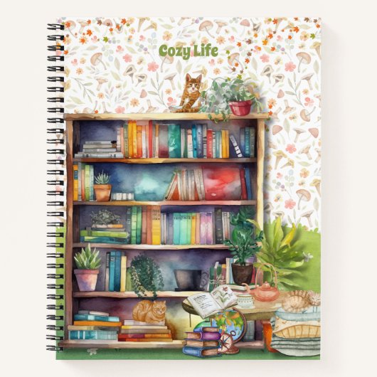 Boeken en Kattenliefhebbers Hygge Verjaardag Pensi (Voorkant)