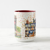 Boeken en kattenliefhebbers Hygge Verjaardag Pensi Mok (Midden)