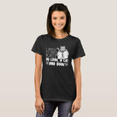Boeken en keukenworm t-shirt (Voorkant volledig)