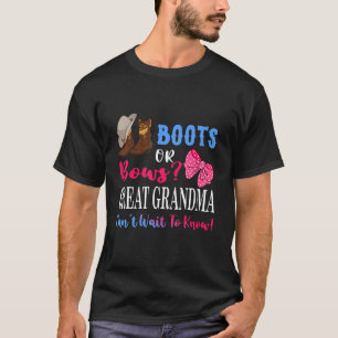 Boeken en koeien Grote oma-geslachtsdelen onthulle T-shirt