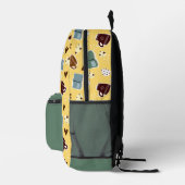 Boeken en koffie bedrukte rugzak (Rechts)